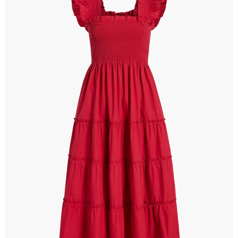 NWOT Hill House Ellie Nap Dress in Victorian red